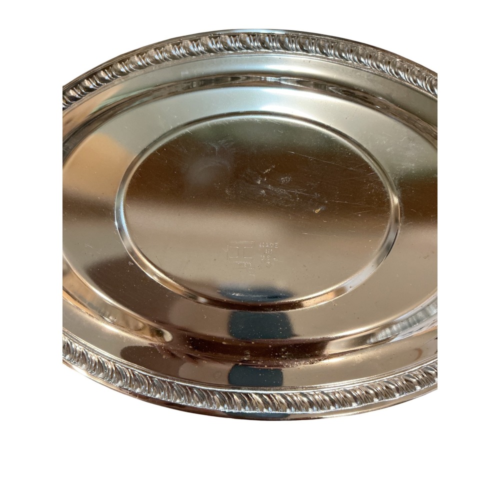 Alessi Italy 4057 Divided Dish & International Stainless Oval Platter Set Silver - Picture 6 of 8